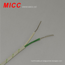 MICC Ecofriendly 2 * 7 / 0.3mm encalhado fibra de vidro cabo de alimentação de cerâmica